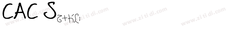 CAC Saxon字体转换